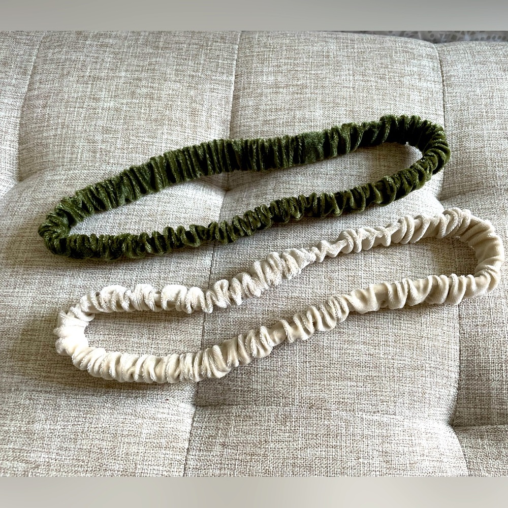 LOFT Velvet Scrunchie Headband-Set of 2